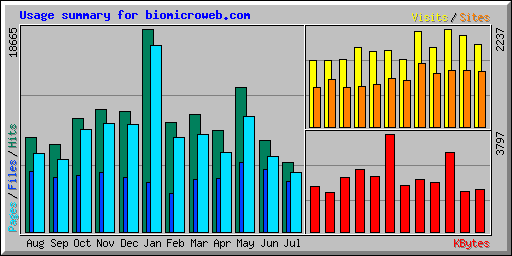 Usage summary for biomicroweb.com